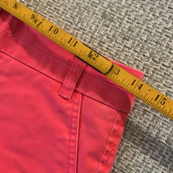 NWT J.Crew 3” Washed Coral Chino Shorts - Picture 7 of 11